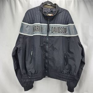 Harley-Davidson Nylon Full Zip Windbreaker Jacket Women's Size XXXL
